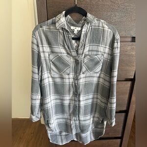 BP Gray Plaid Shirt